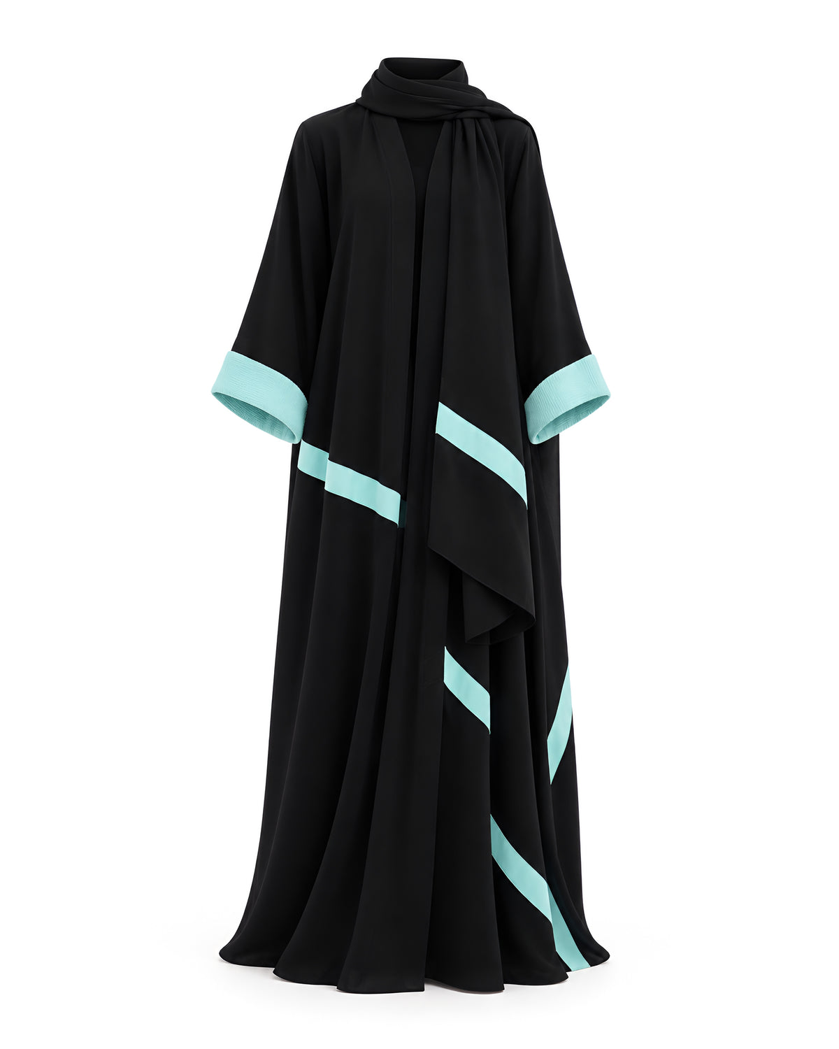 Black Bias Stripe