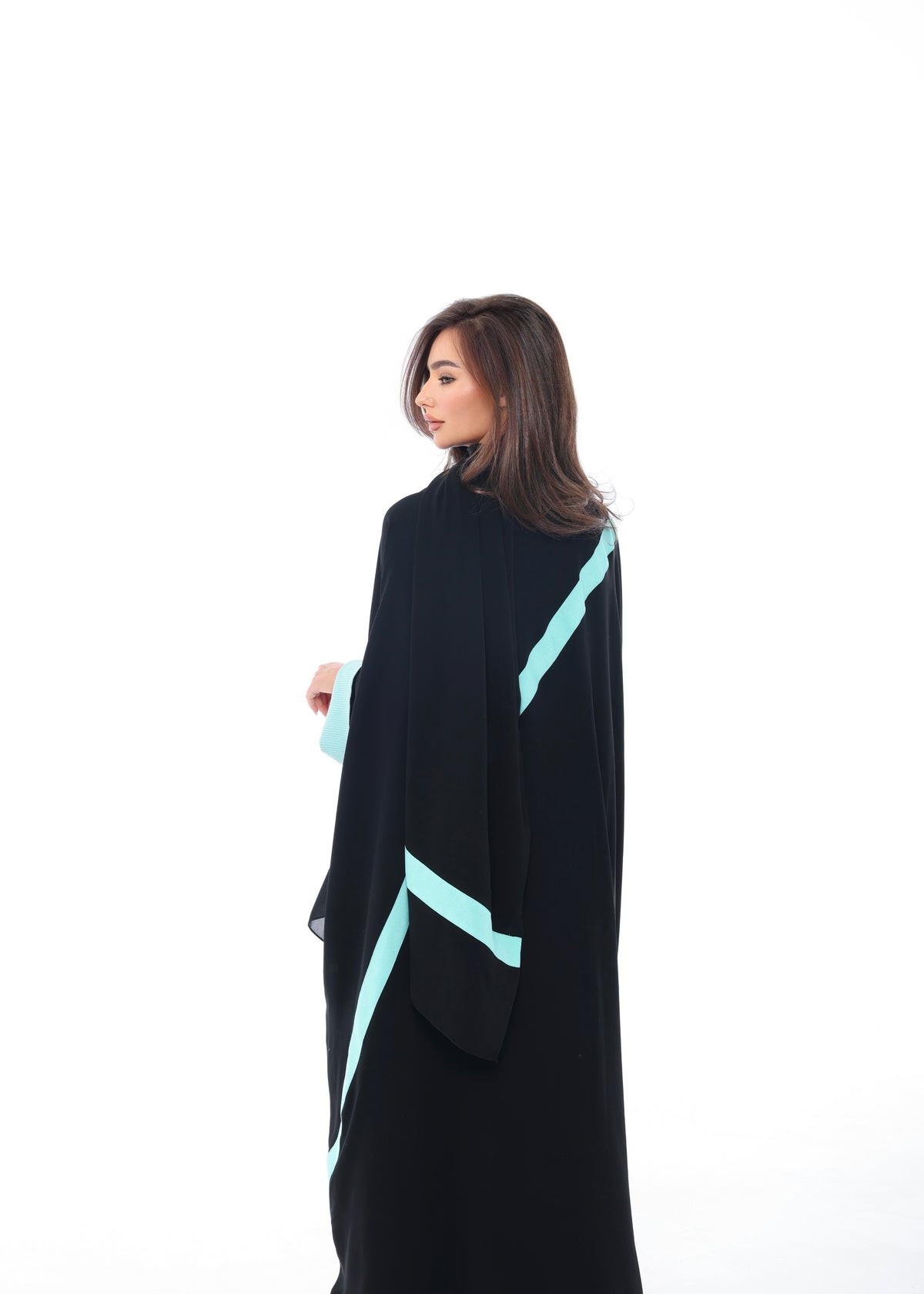 Black Bias Stripe