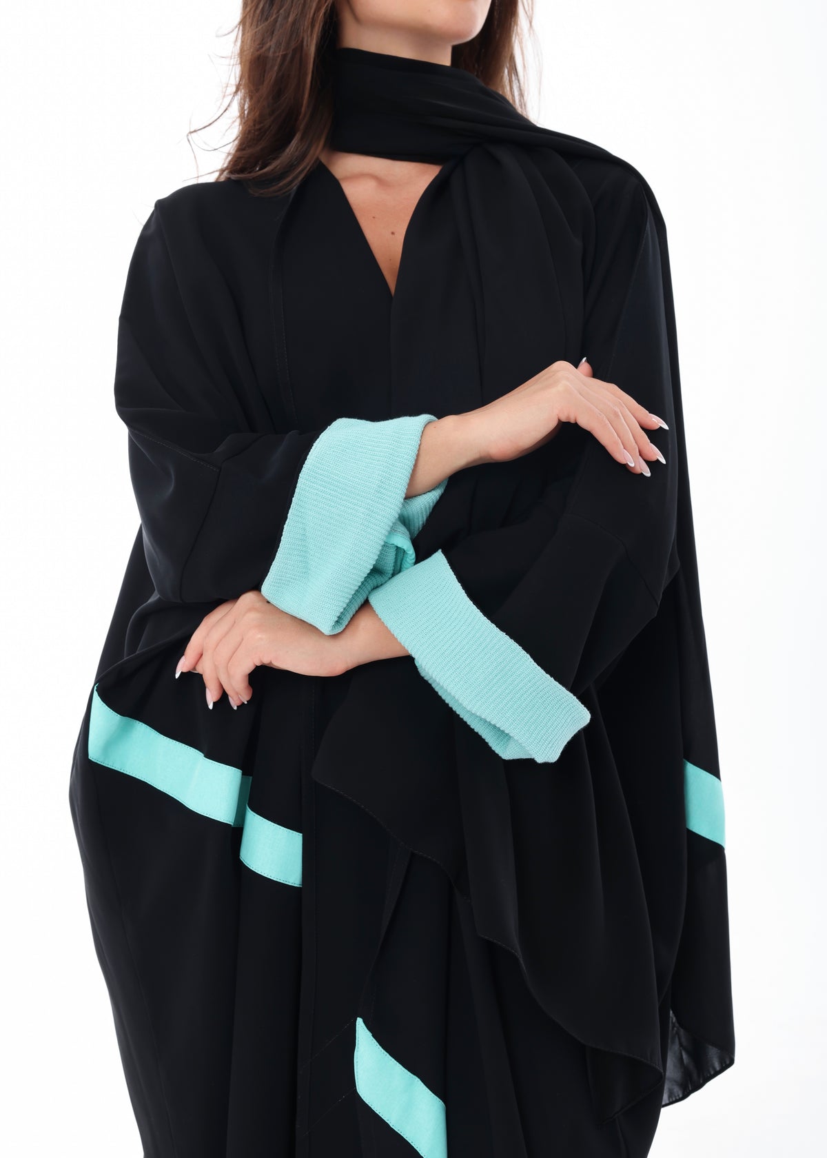 Black Bias Stripe